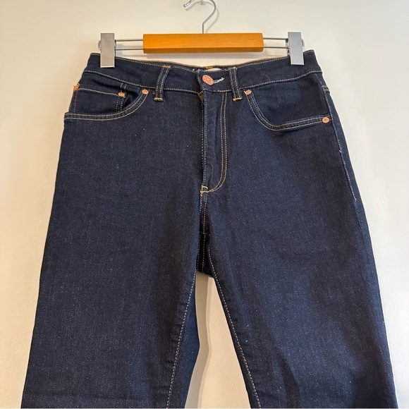 Acne Needle Raw dark wash mid rise jeans size 28 - Picture 9 of 10